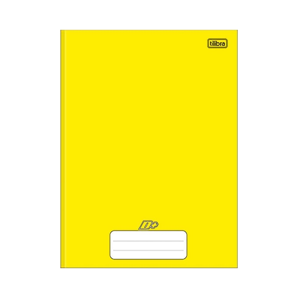 Caderno Brochura 200x275mm 96 Folhas Amarelo Tilibra