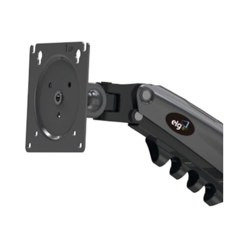 Suporte Duplo Multiarticulado com Pist&atilde;o a G&aacute;s para 2 monitores 17 a 35 F160N ELG Preto