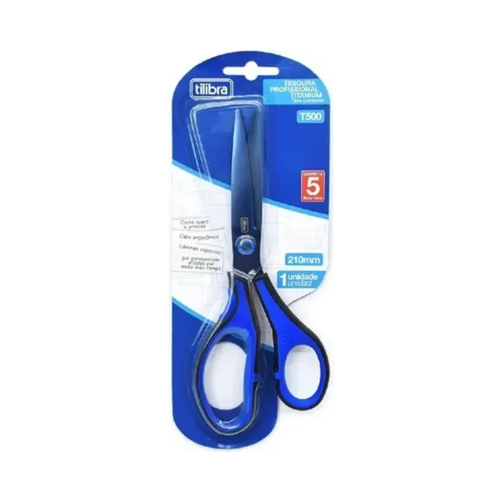 Tesoura Profissional Titanium 210mm T500 Tilibra
