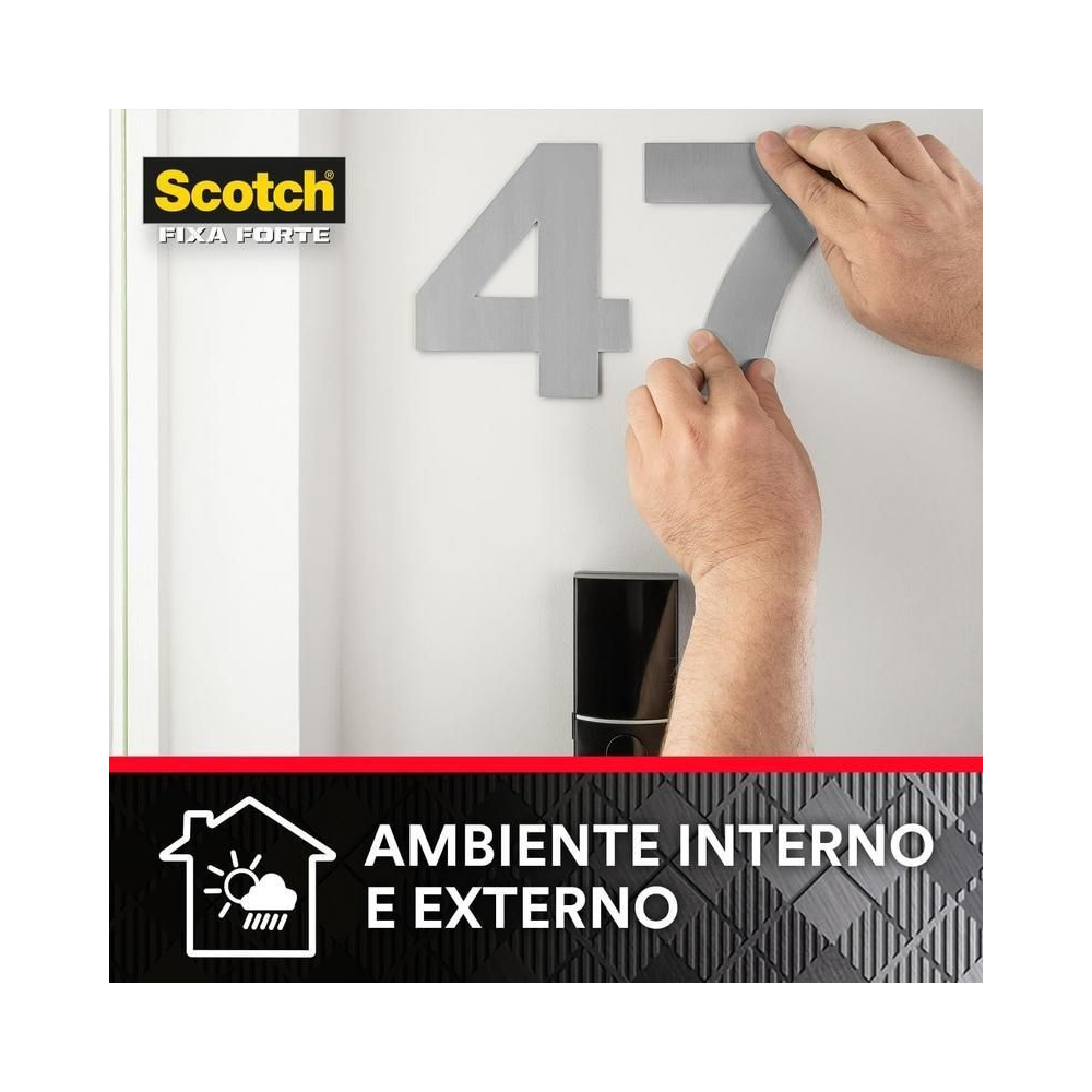 Fita Dupla Face Espuma Fixa Forte Scotch 3M 24mm x 2m