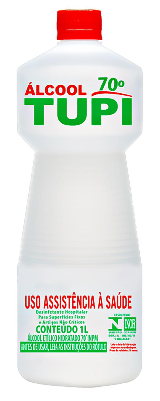 &Aacute;lcool 70% 1 Litro Tupi