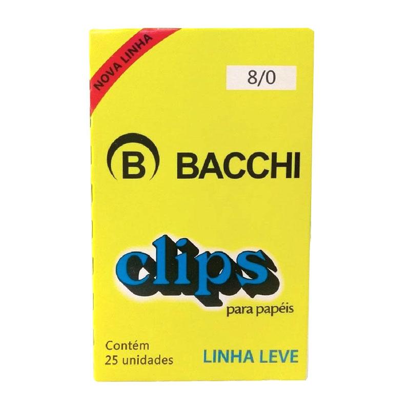 Clips Linha Leve 8/0 Bacchi 25 unidades
