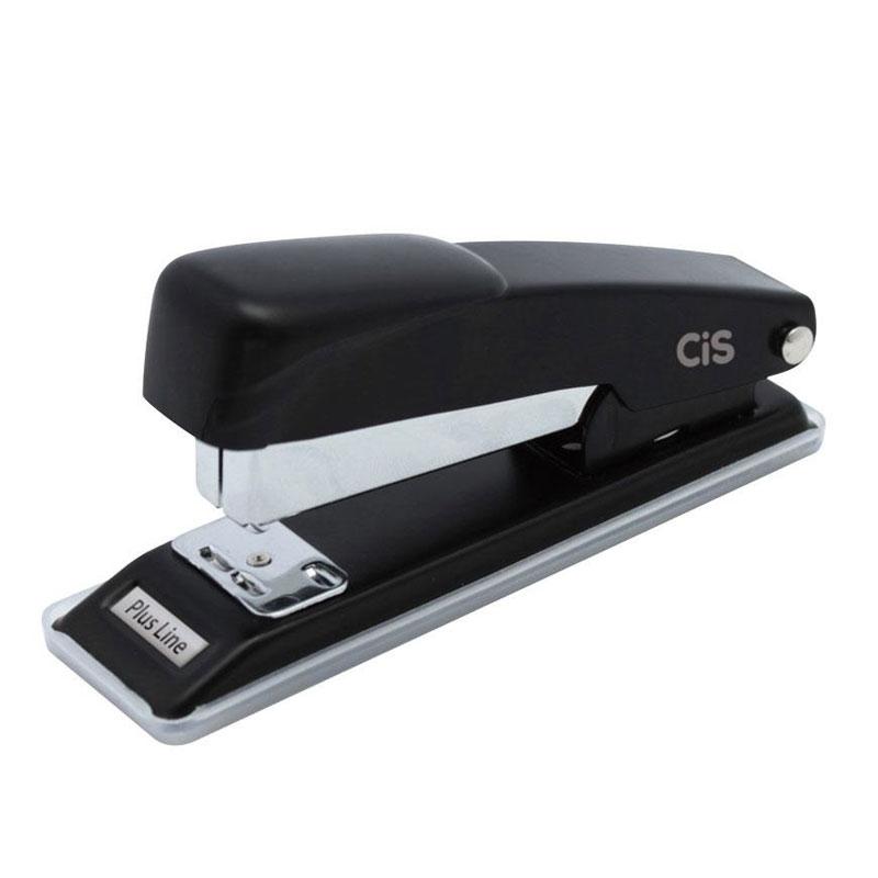Grampeador Met&aacute;lico Plus Line CIS para 20 Folhas Preto