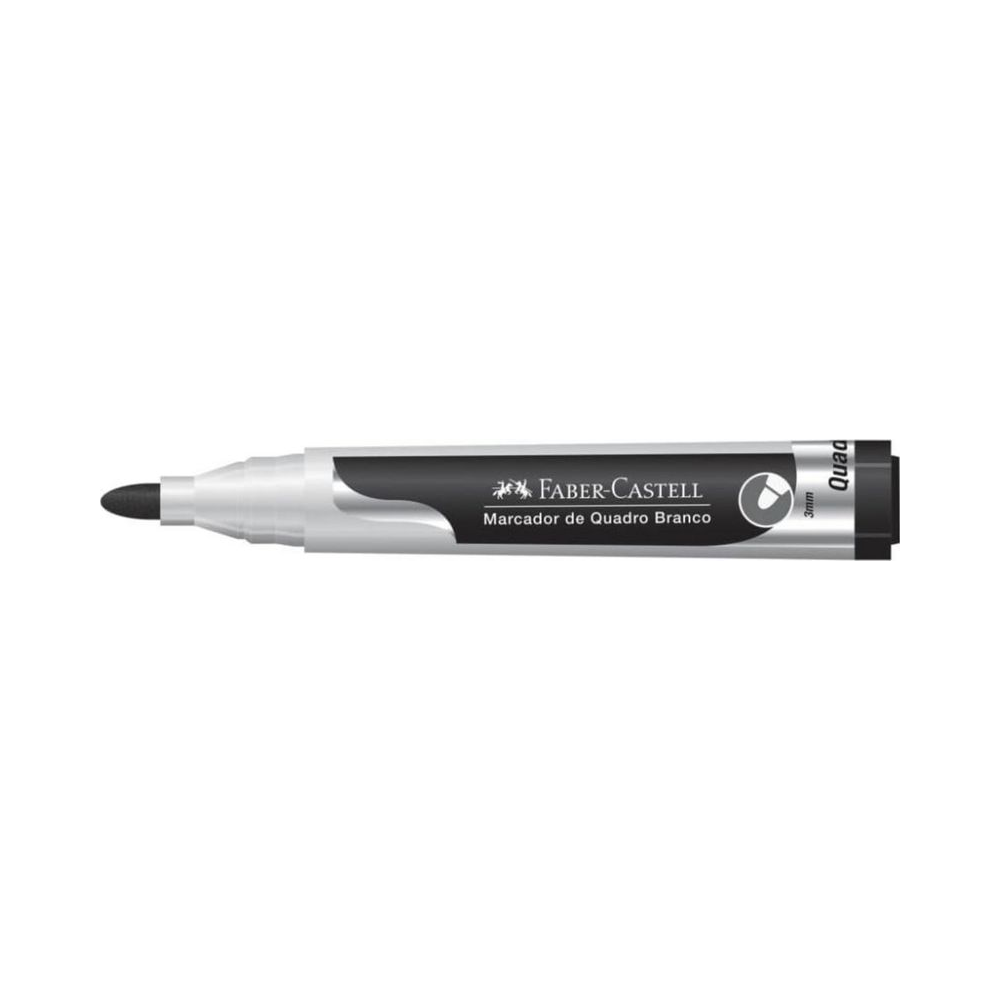 Marcador para Quadro Branco Faber-Castell Preto