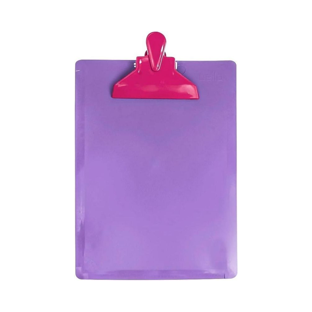 Prancheta 1/2 Ofício Full Color Dello Roxo 235mm x 160mm x 40mm