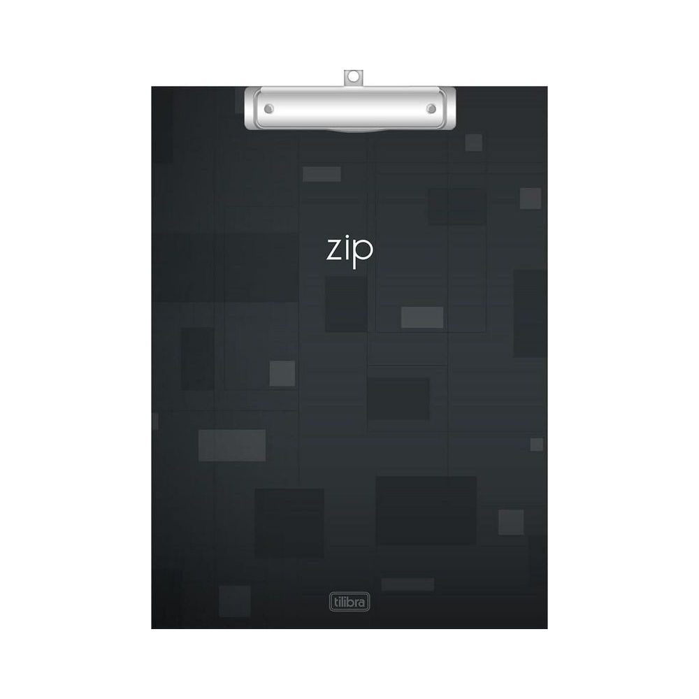 Prancheta Decorada ZIP A4 Prendedor Met&aacute;lico Tilibra