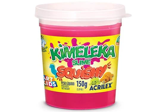 Slime  1 Unidade 150g Acrilex &Aacute;lcool Polivin&iacute;lico Multicolor