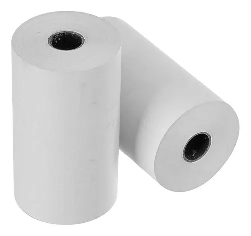 Bobina T&eacute;rmica 80mm x 30m Branca 48g Rio Branco Caixa com 30 unidades