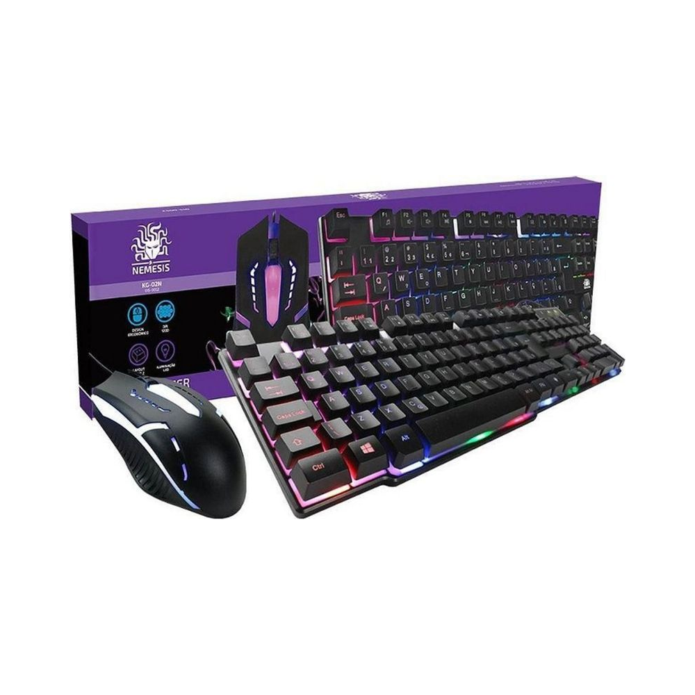Kit de perif&eacute;rico Teclado+Mouse Gamer Start Usb - Santana Centro
