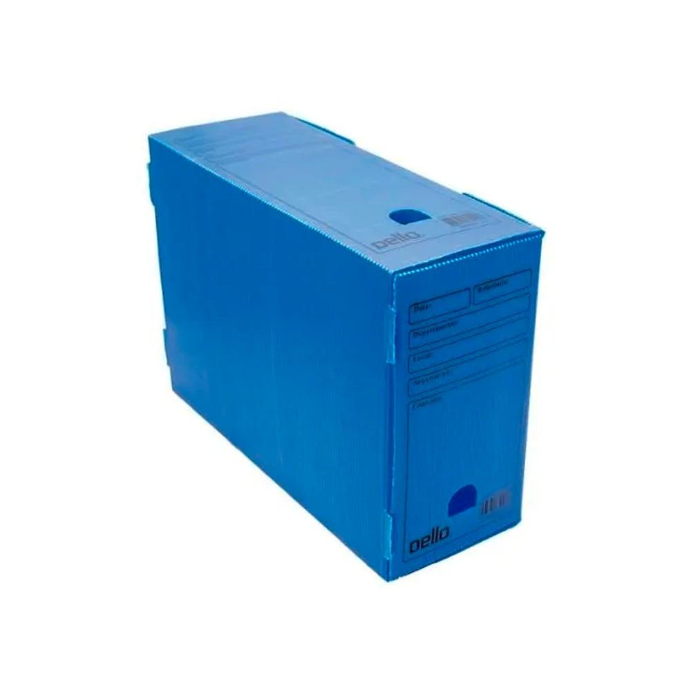 Arquivo Morto Plástico Ofício Dello Azul Unitário