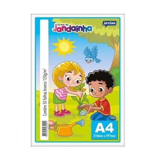 Papel Sulfite A4 Jandainha 120g 50 folhas Branco Unitário