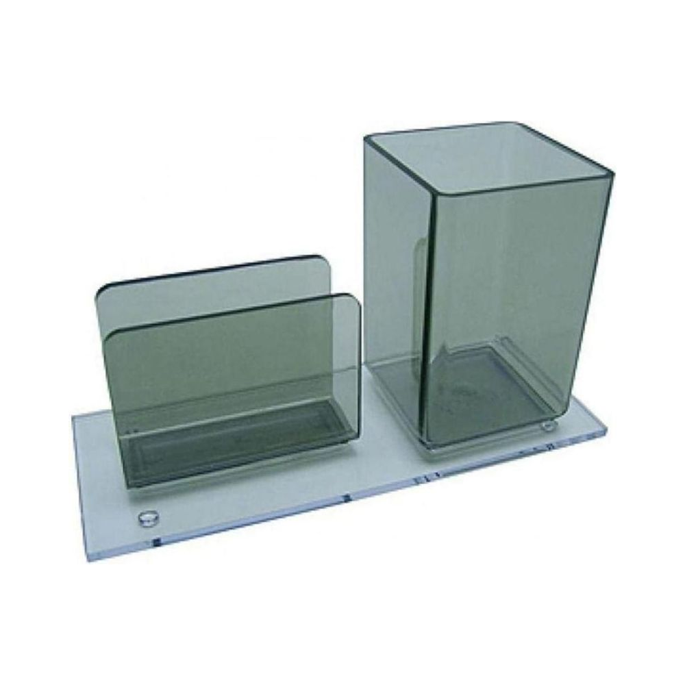 Porta Lapis e Lembrete 2 compartimentos Acrimet Fume Unitario