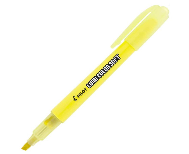 Marca Texto Hidrográfica Lumi Color Neon 200-SL Pilot Amarela Unitária