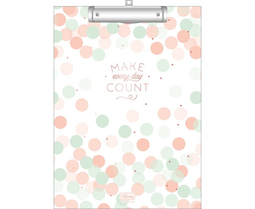 Prancheta Plástica 1/2 Ofício Maxcril 23.5cm x 16cm Fumê Unitária