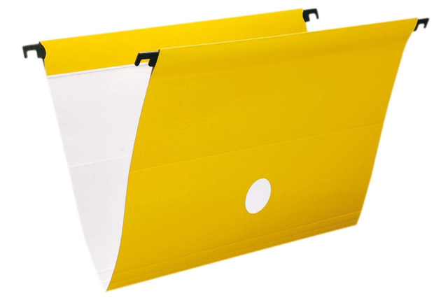 Pasta Suspensa Delloplus Amarelo com 6 Unidades