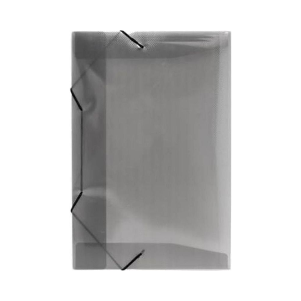 Pasta com Aba Ofício Soft Polibras Fumê 235mm x 335mm