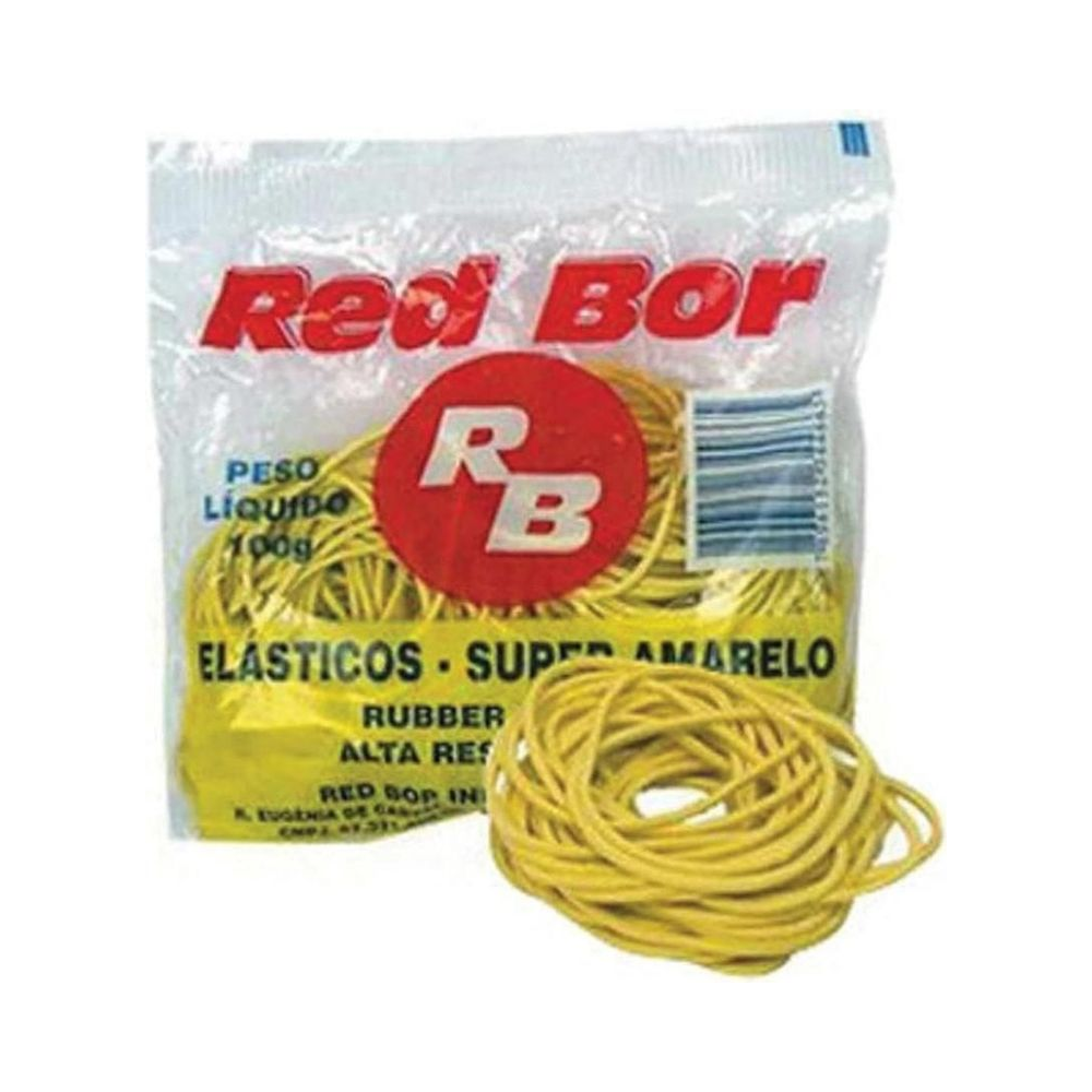El&aacute;stico L&aacute;tex 120 Pe&ccedil;as 100g Redbor Multicolor