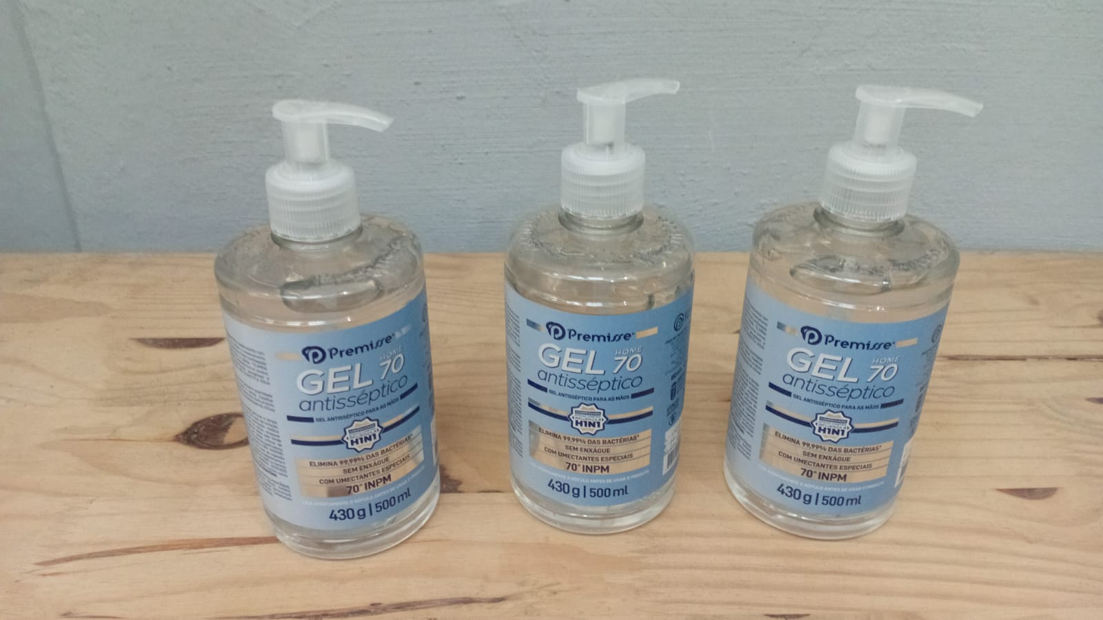 Gel Clean Antiss&eacute;ptico Home Premisse 500ml