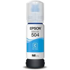 Garrafa de Tinta Ecotank 504 Epson Ciano 70ml
