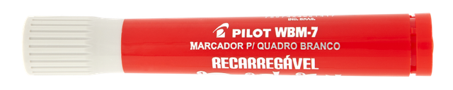 Pincel Marcador para Quadro Branco Pilot com Refil Vermelho