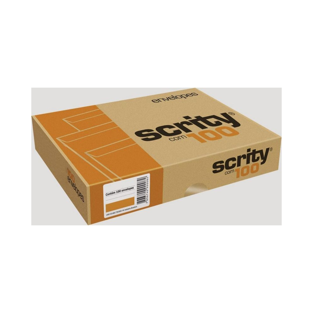 Envelope Saco Kraft Ouro 162x229 100 un