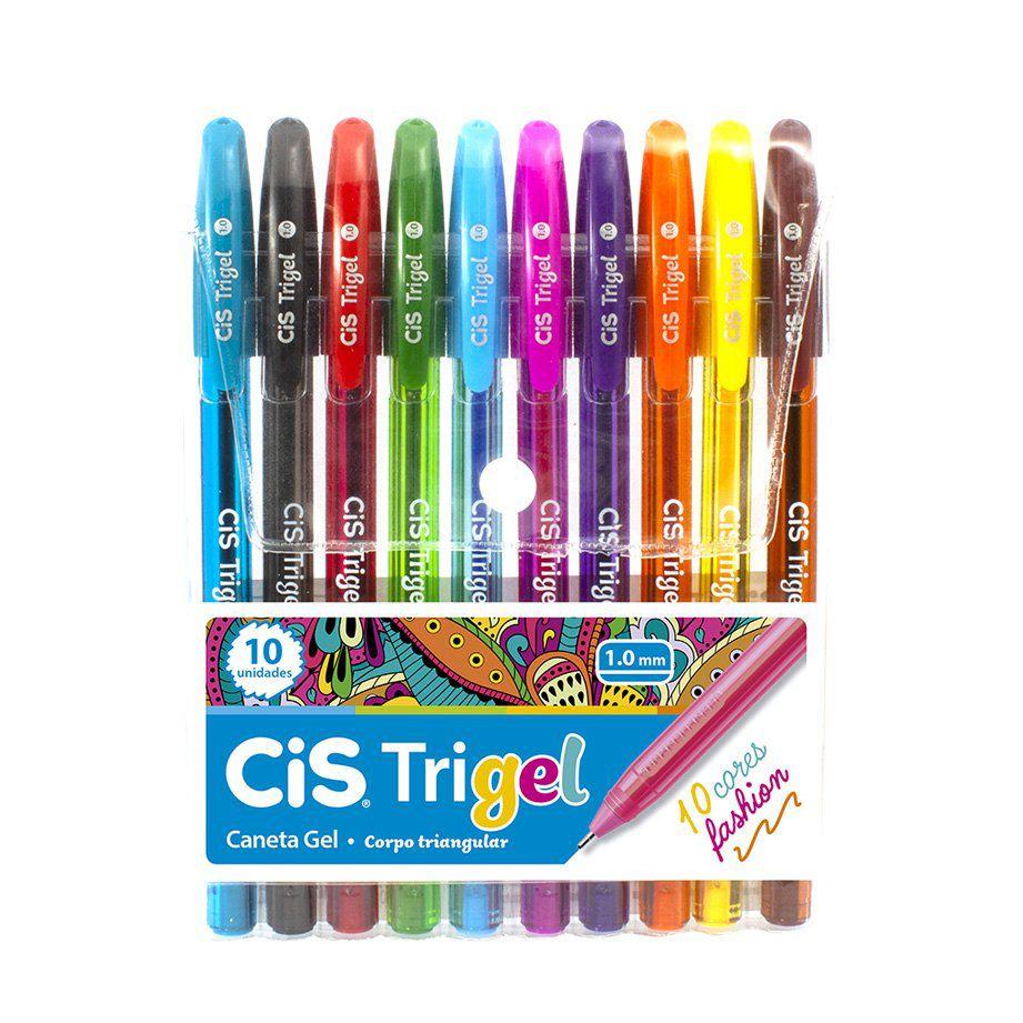 Caneta Gel Trigel 1.0mm Cores Cis