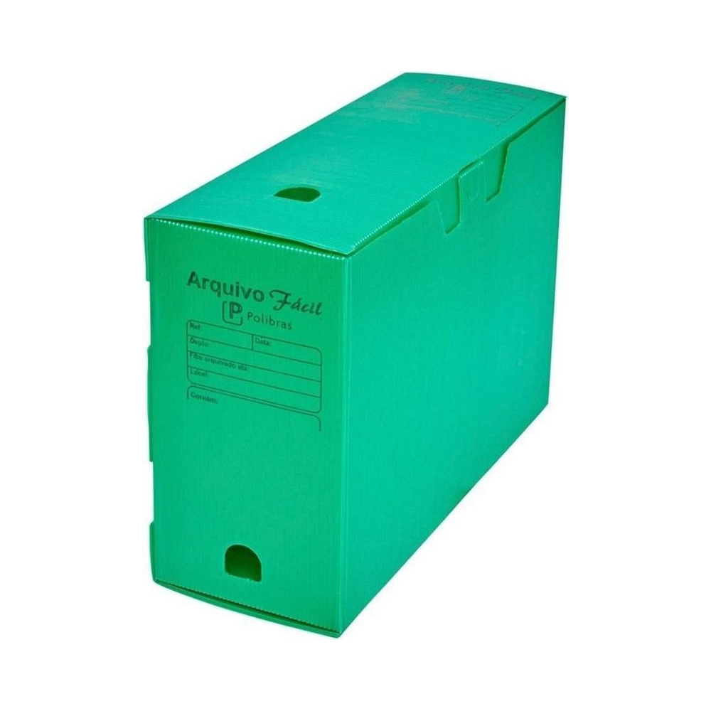 Arquivo Morto Verde Polionda F&aacute;cil Polibras