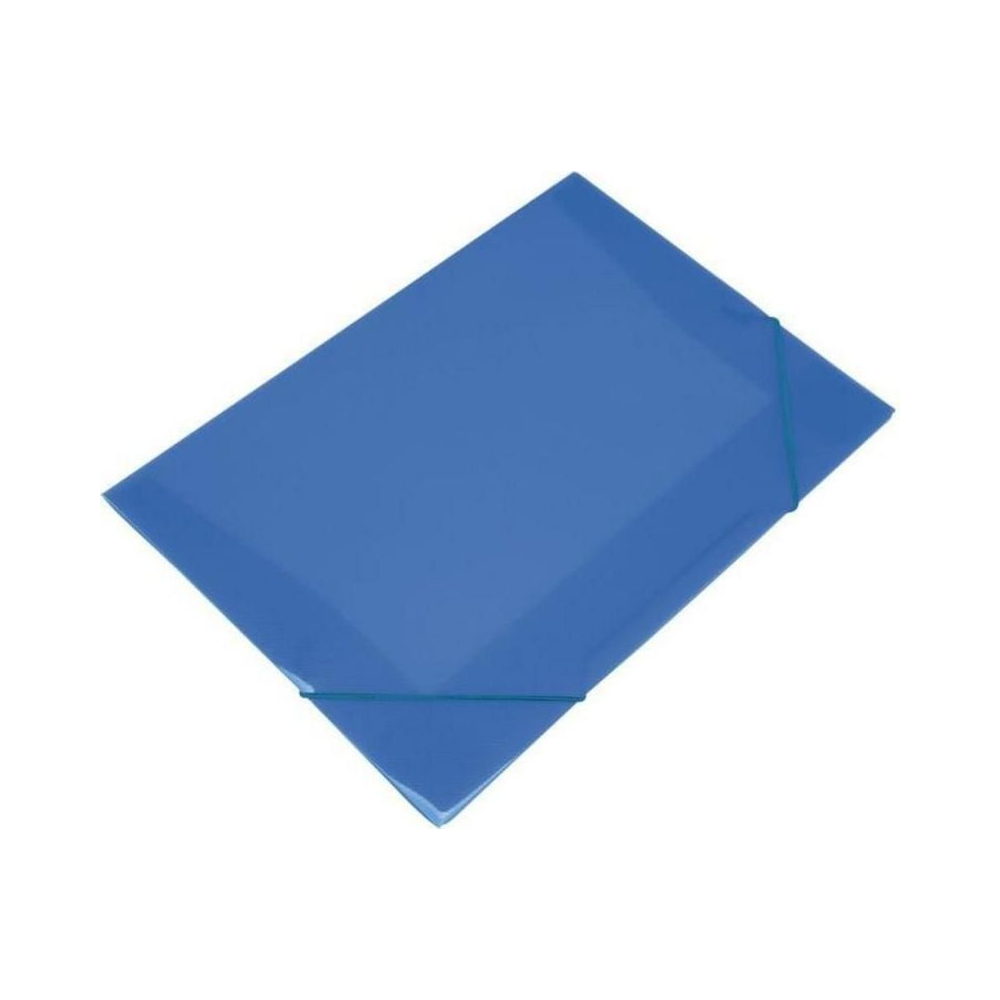 Pasta com Aba Polipropileno Mini 185x245mm Polibras Azul