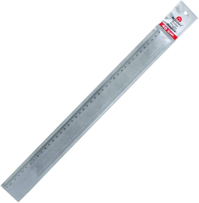 R&eacute;gua 40cm Acrimet Poliestireno Transparente