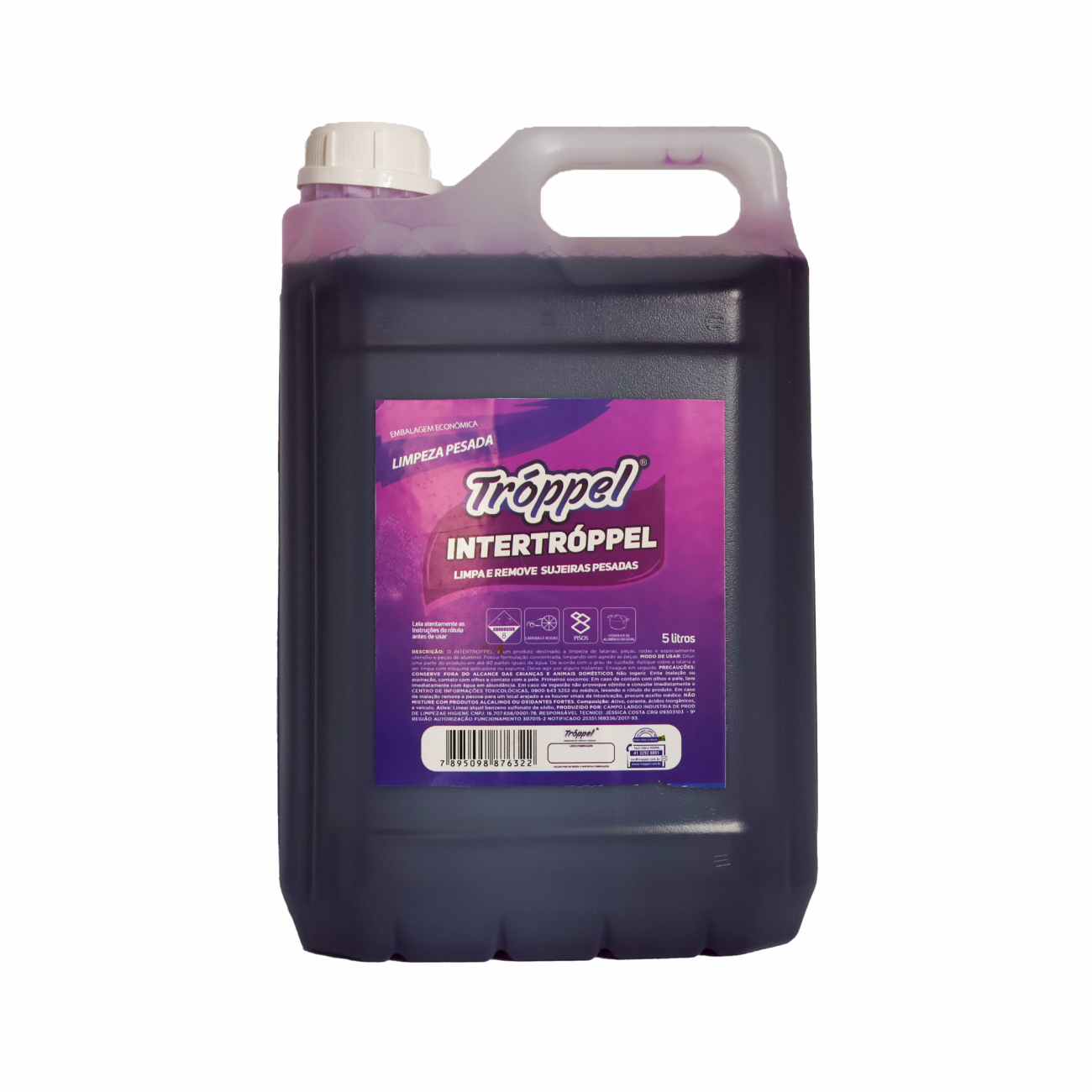 Intercap Desincrustante &Aacute;cido 5L - Tr&oacute;ppel