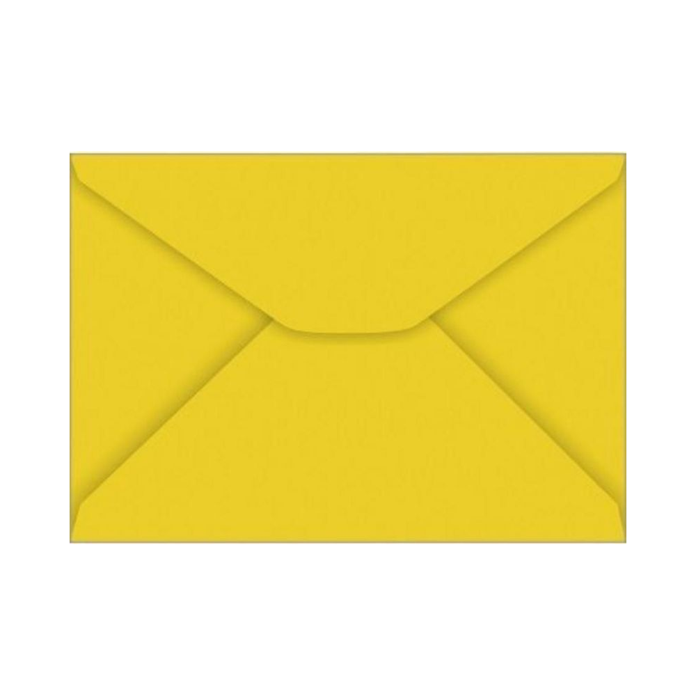 Envelope Convite C.Plus 2439 Foroni Amarelo 162x229mm 80g