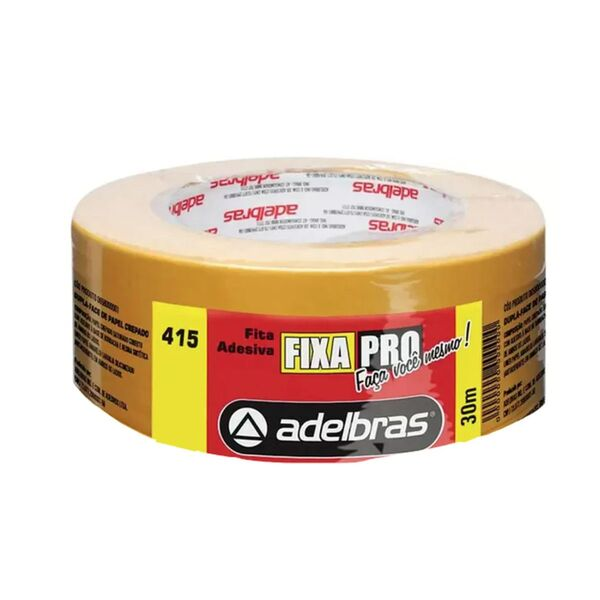 Fita Dupla Face Adelbras Carpet Tape 48mm x 30m Multicor para Carpete e Tapete