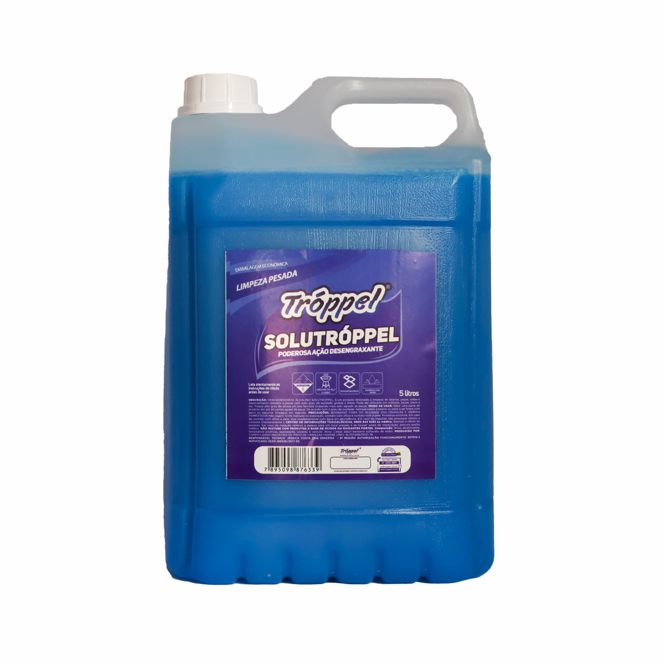 Solupan Desengraxante Alcalino 5L - Tr&oacute;ppel