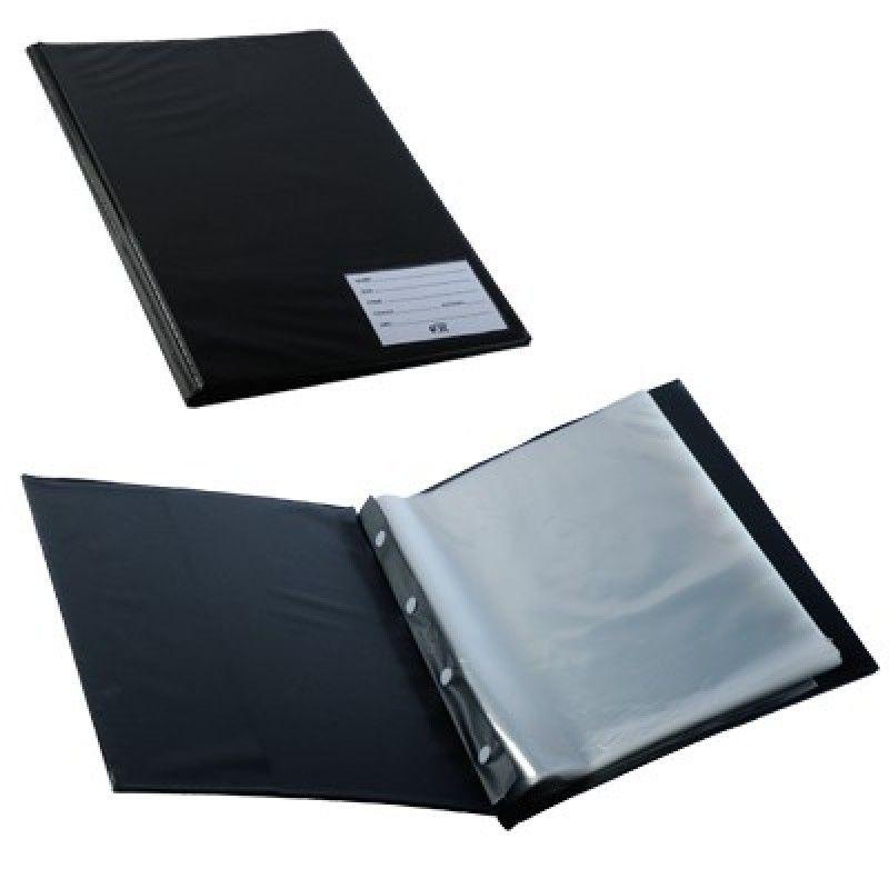 Pasta Catalogo Dac Preta com 100 Fino Plastico