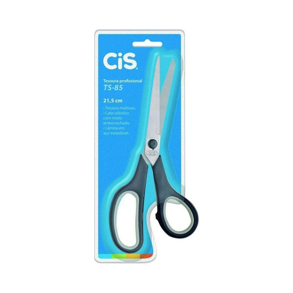Tesoura Profissional 21.5cm CIS TS-85 Unit&aacute;ria