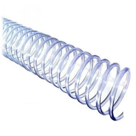 Espiral para Encadernação 17mm 100 folhas Mares Transparente 100 unidades
