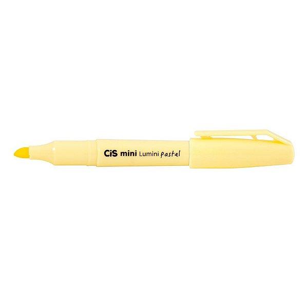 Marca Texto Mini Lumini Pastel Amarelo CIS