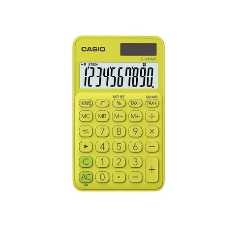 Calculadora de Mesa 10 dítigos Casio Verde Unitária