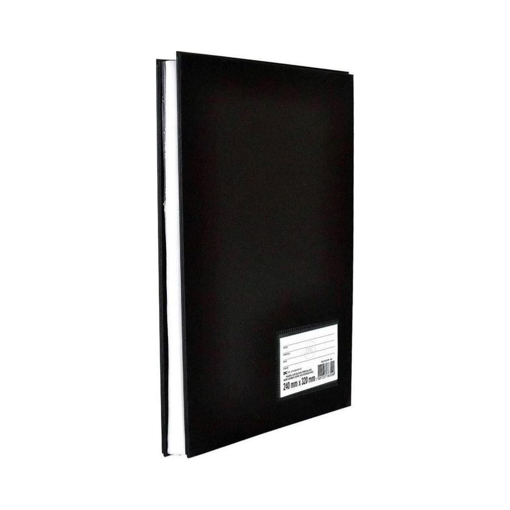 Pasta Catálogo 50 sacos plásticos A4 YES 236mm x 307mm x 23mm Preta Unitária