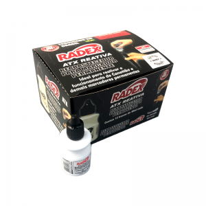 Tinta para Marcador Permanente Radex Preto 40ml 12 unidades
