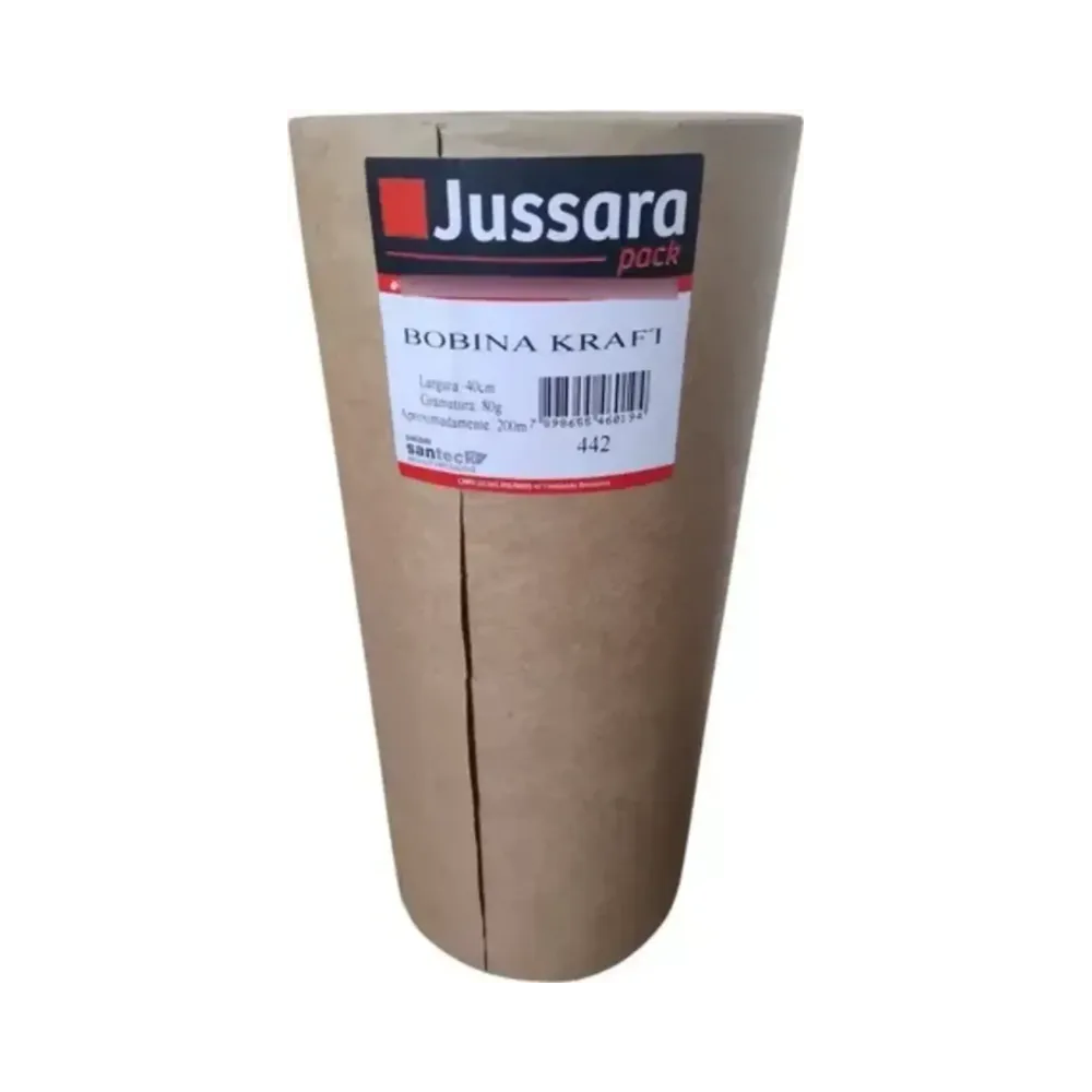 Bobina Kraft 40cm x 200m 80g Jussara