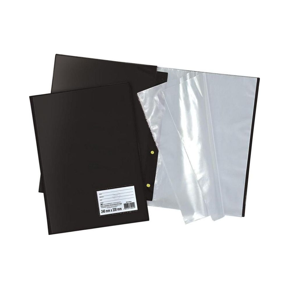 Pasta Catálogo 40 sacos plásticos A4 YES 307mm x 236mm x 23mm Cristal Unitário