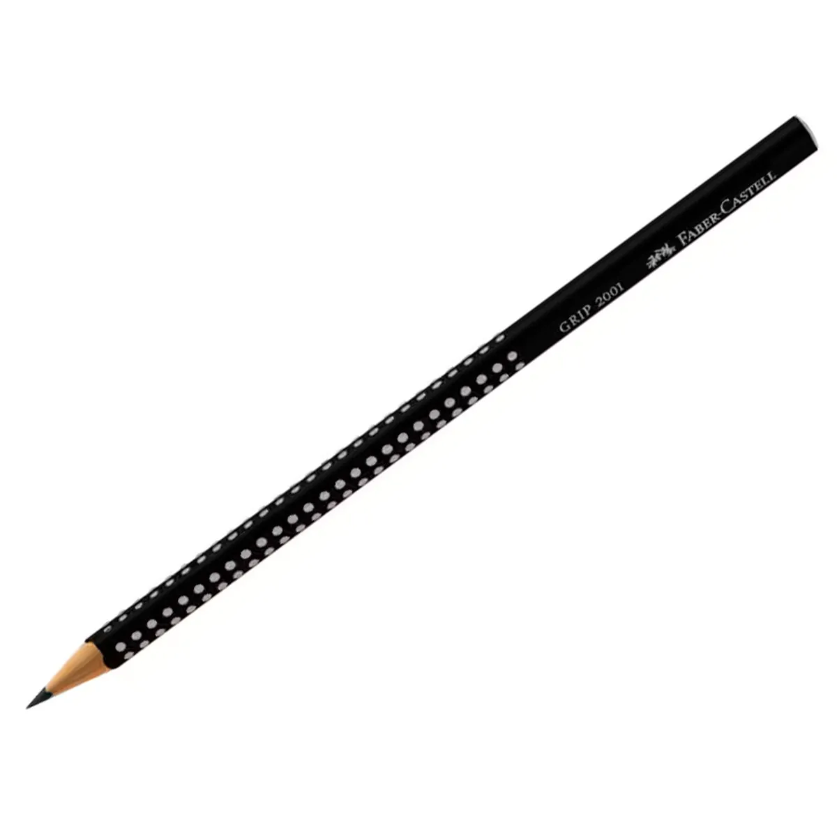 L&aacute;pis Grafite Triangular Grip 2001 Faber-Castell Preto