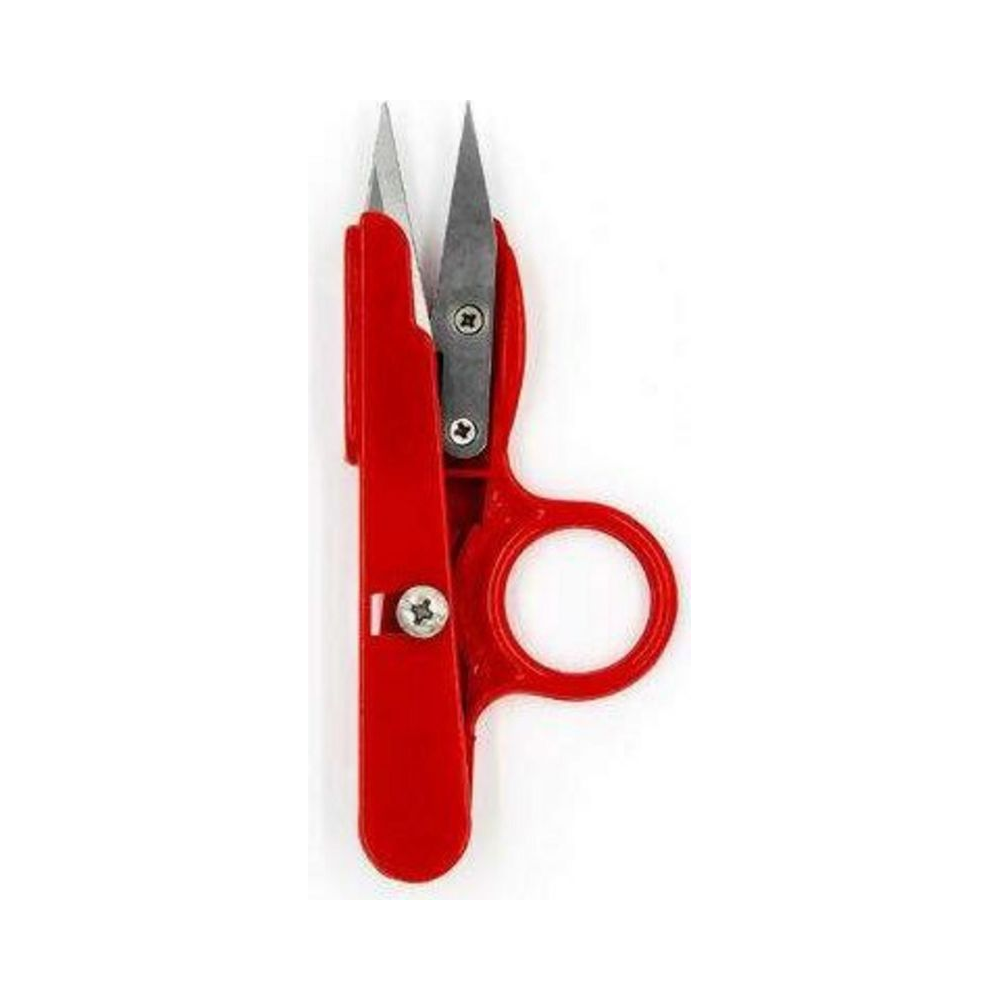 Tesoura Costura Arremate Pl&aacute;stica 12 cm - Kit