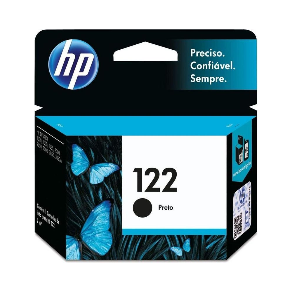 Cartucho 122 HP Preto 2ml