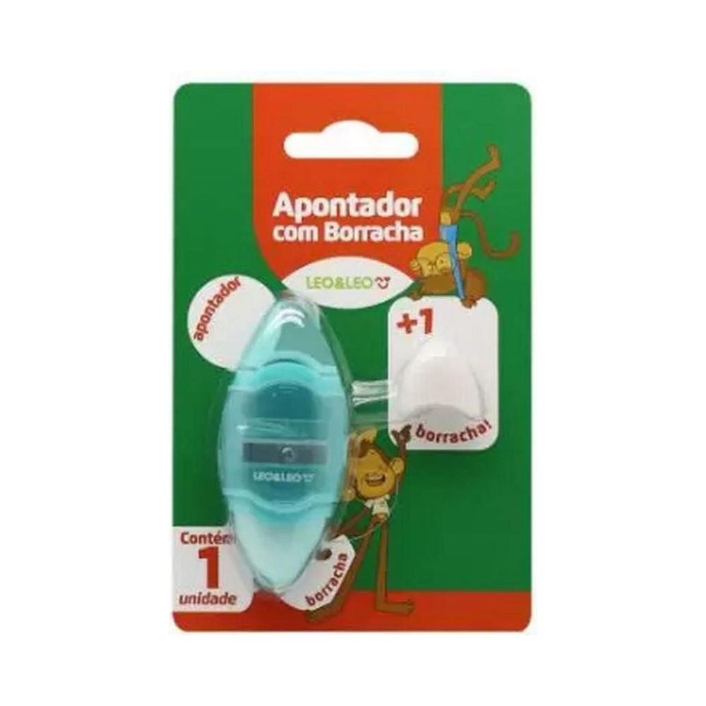 Apontador com Depósito e Borracha LeoeLeo AM