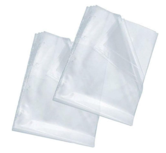 Plastico Fino A4 ACP 0.06 4 Furos com 10 Unidades