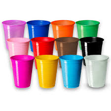 Copo Descart&aacute;vel Colorido Trik Trik 200ml 50 unidades