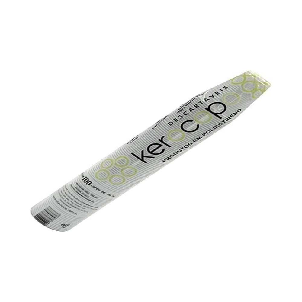 Copo Descart&aacute;vel Branco Kerocopo 180 ml 100 unidades