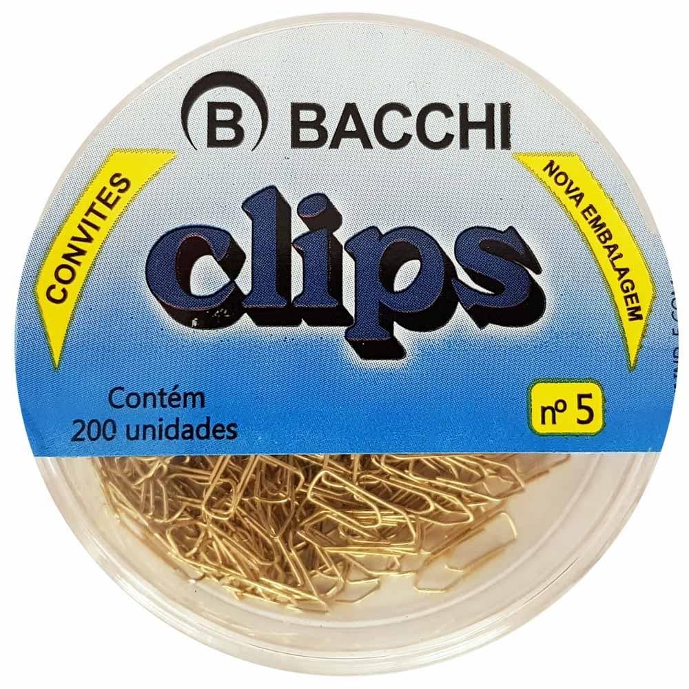 Clips Latonados Nº 5 Bacchi 200 unidades